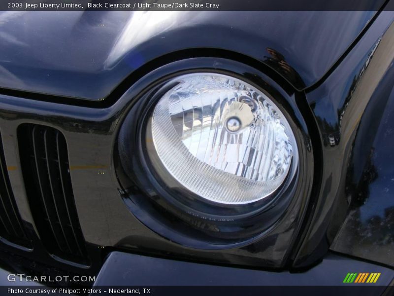 Black Clearcoat / Light Taupe/Dark Slate Gray 2003 Jeep Liberty Limited
