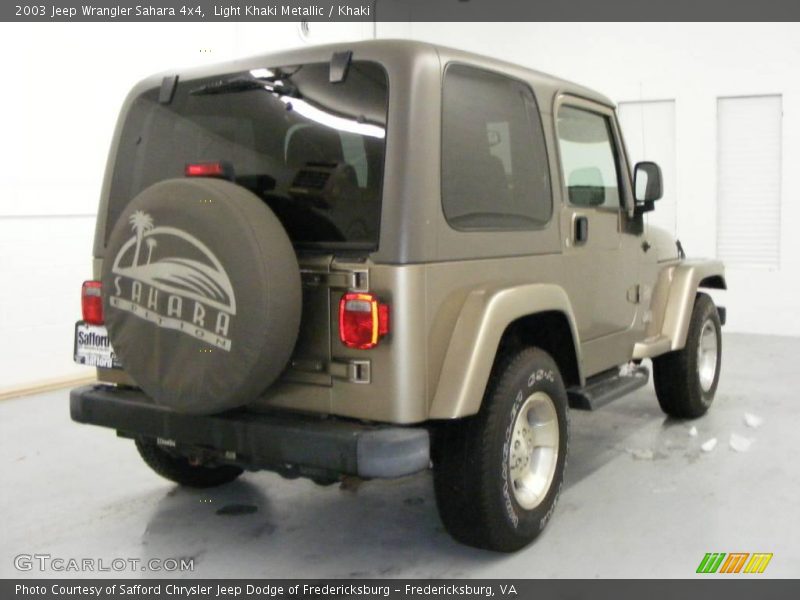 Light Khaki Metallic / Khaki 2003 Jeep Wrangler Sahara 4x4
