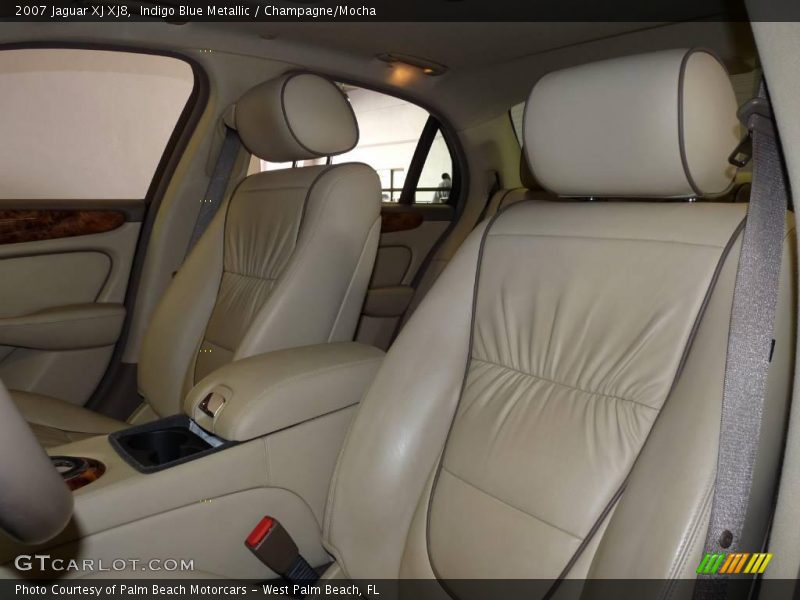 Indigo Blue Metallic / Champagne/Mocha 2007 Jaguar XJ XJ8
