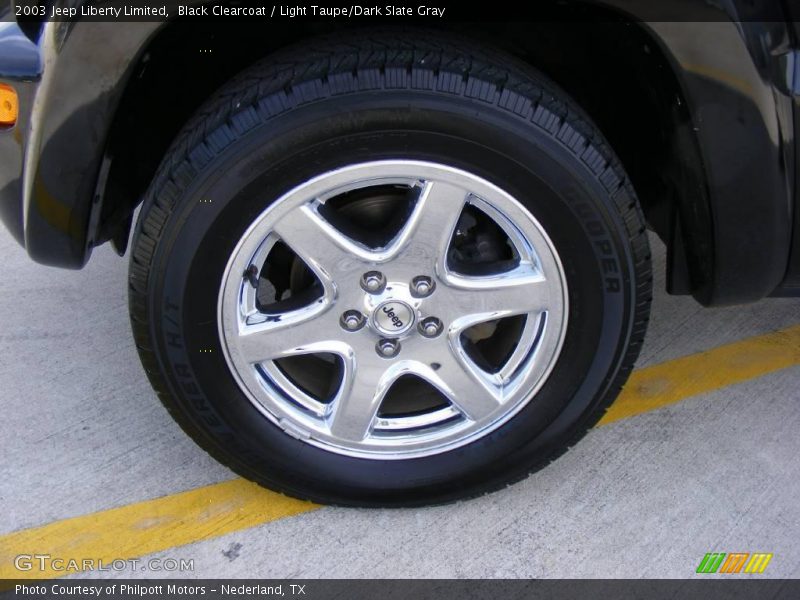 Black Clearcoat / Light Taupe/Dark Slate Gray 2003 Jeep Liberty Limited