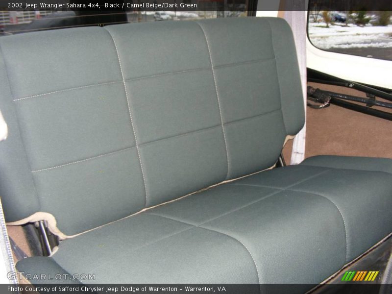 Black / Camel Beige/Dark Green 2002 Jeep Wrangler Sahara 4x4