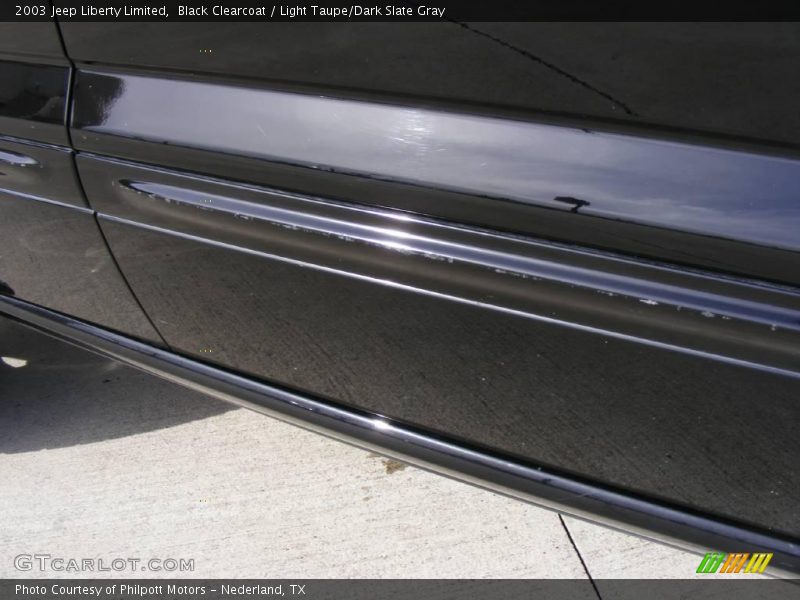 Black Clearcoat / Light Taupe/Dark Slate Gray 2003 Jeep Liberty Limited