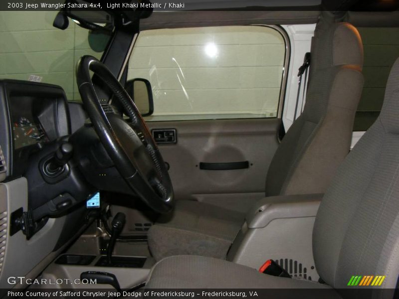 Light Khaki Metallic / Khaki 2003 Jeep Wrangler Sahara 4x4