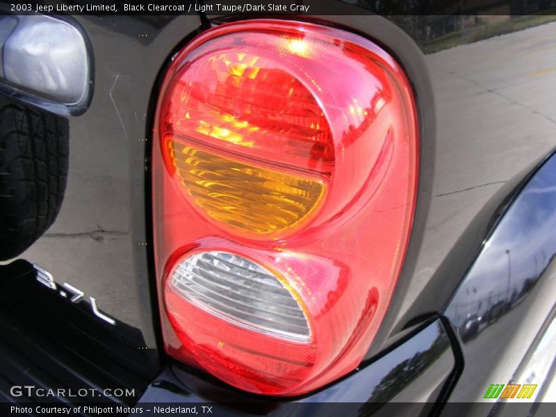 Black Clearcoat / Light Taupe/Dark Slate Gray 2003 Jeep Liberty Limited
