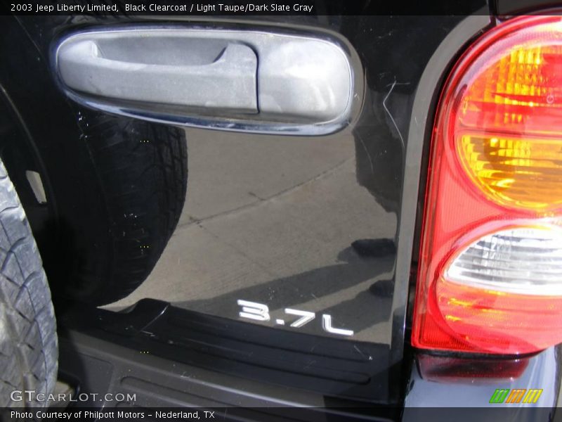 Black Clearcoat / Light Taupe/Dark Slate Gray 2003 Jeep Liberty Limited
