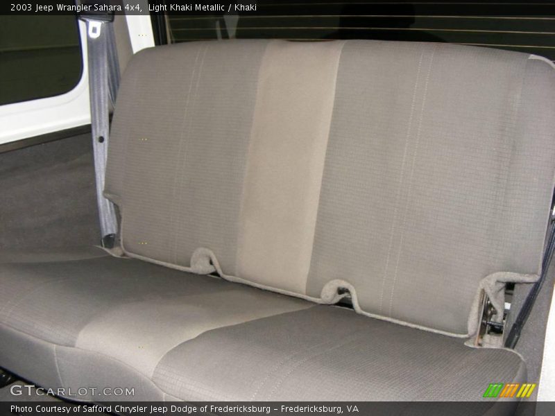 Light Khaki Metallic / Khaki 2003 Jeep Wrangler Sahara 4x4