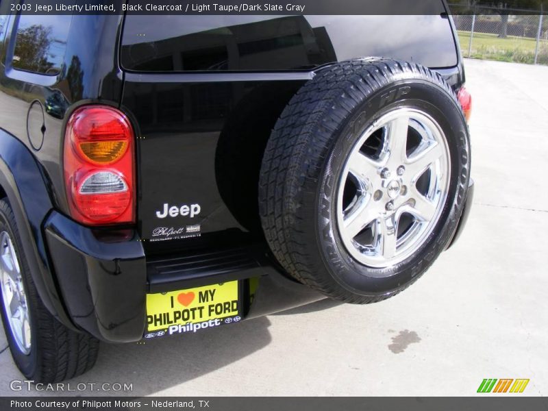 Black Clearcoat / Light Taupe/Dark Slate Gray 2003 Jeep Liberty Limited