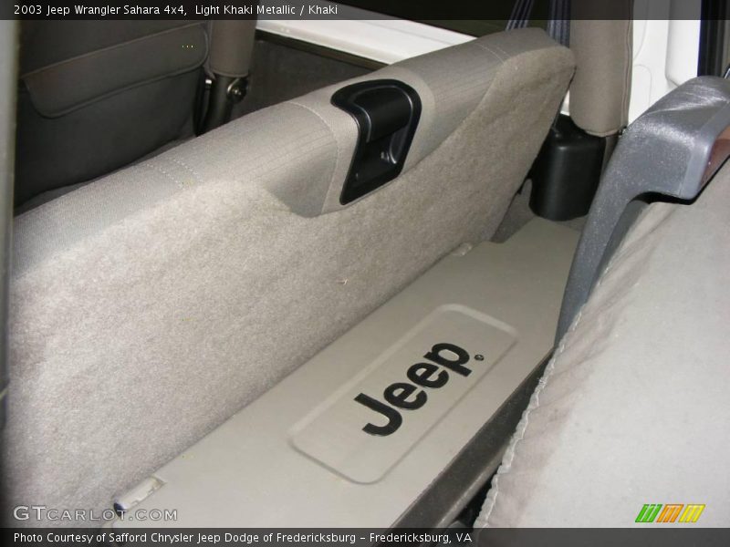 Light Khaki Metallic / Khaki 2003 Jeep Wrangler Sahara 4x4