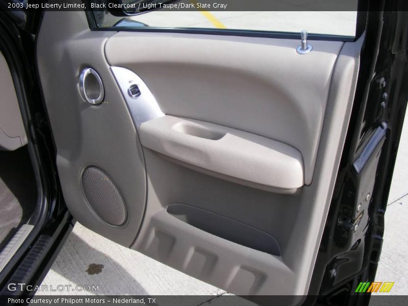 Black Clearcoat / Light Taupe/Dark Slate Gray 2003 Jeep Liberty Limited