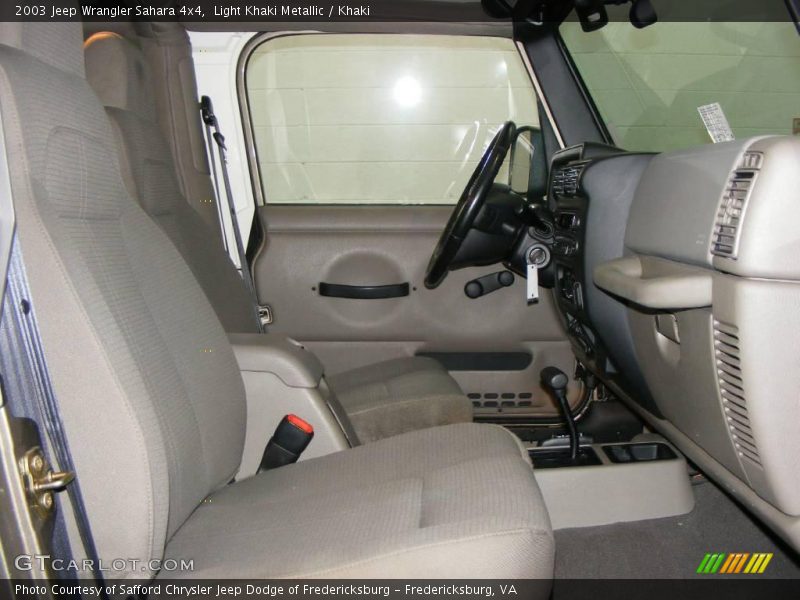 Light Khaki Metallic / Khaki 2003 Jeep Wrangler Sahara 4x4