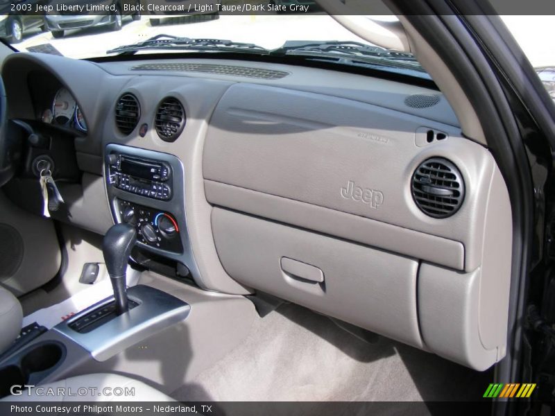 Black Clearcoat / Light Taupe/Dark Slate Gray 2003 Jeep Liberty Limited