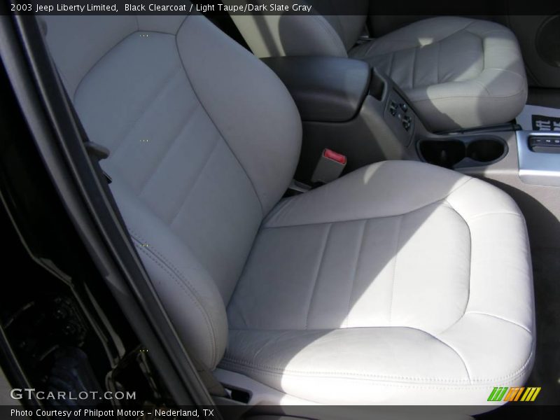 Black Clearcoat / Light Taupe/Dark Slate Gray 2003 Jeep Liberty Limited