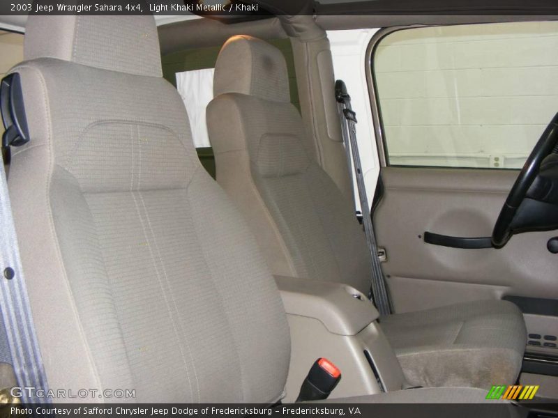 Light Khaki Metallic / Khaki 2003 Jeep Wrangler Sahara 4x4