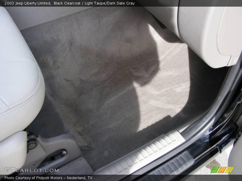 Black Clearcoat / Light Taupe/Dark Slate Gray 2003 Jeep Liberty Limited