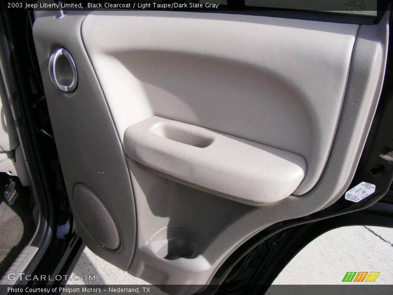 Black Clearcoat / Light Taupe/Dark Slate Gray 2003 Jeep Liberty Limited