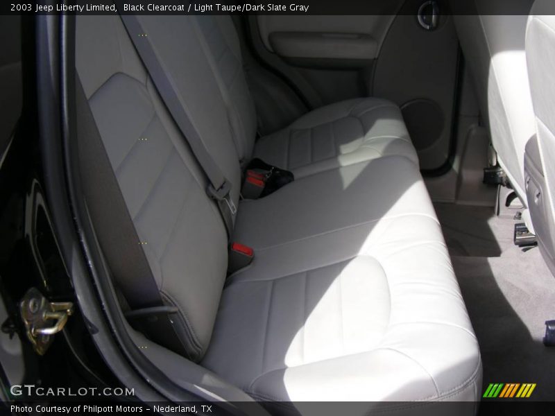 Black Clearcoat / Light Taupe/Dark Slate Gray 2003 Jeep Liberty Limited