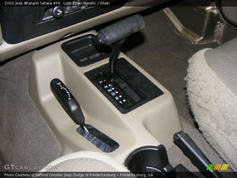 Light Khaki Metallic / Khaki 2003 Jeep Wrangler Sahara 4x4