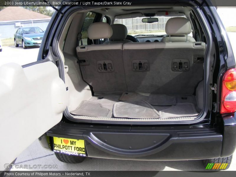 Black Clearcoat / Light Taupe/Dark Slate Gray 2003 Jeep Liberty Limited