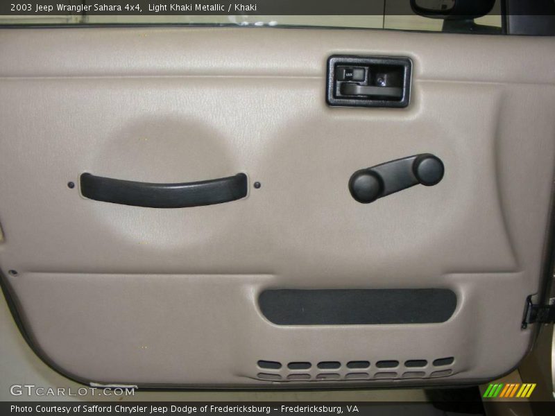 Light Khaki Metallic / Khaki 2003 Jeep Wrangler Sahara 4x4