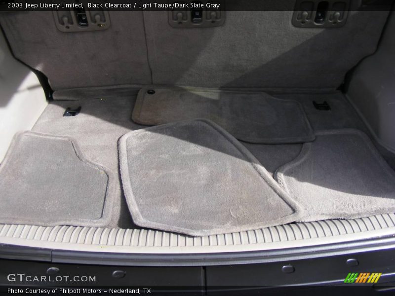 Black Clearcoat / Light Taupe/Dark Slate Gray 2003 Jeep Liberty Limited