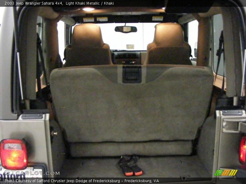 Light Khaki Metallic / Khaki 2003 Jeep Wrangler Sahara 4x4
