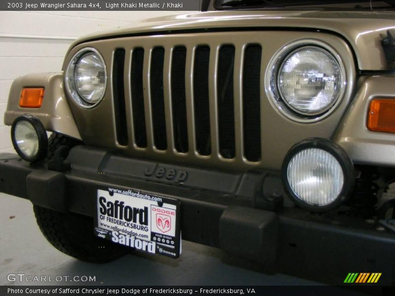Light Khaki Metallic / Khaki 2003 Jeep Wrangler Sahara 4x4