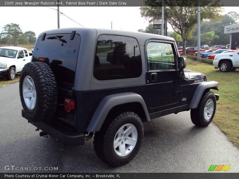 Patriot Blue Pearl / Dark Slate Gray 2005 Jeep Wrangler Rubicon 4x4