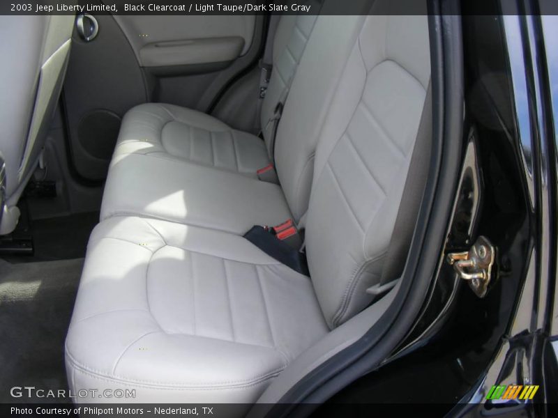 Black Clearcoat / Light Taupe/Dark Slate Gray 2003 Jeep Liberty Limited