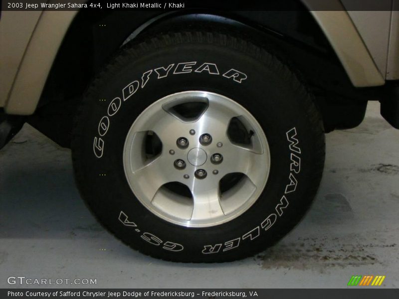 Light Khaki Metallic / Khaki 2003 Jeep Wrangler Sahara 4x4