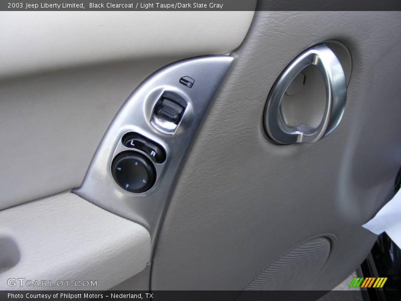 Black Clearcoat / Light Taupe/Dark Slate Gray 2003 Jeep Liberty Limited