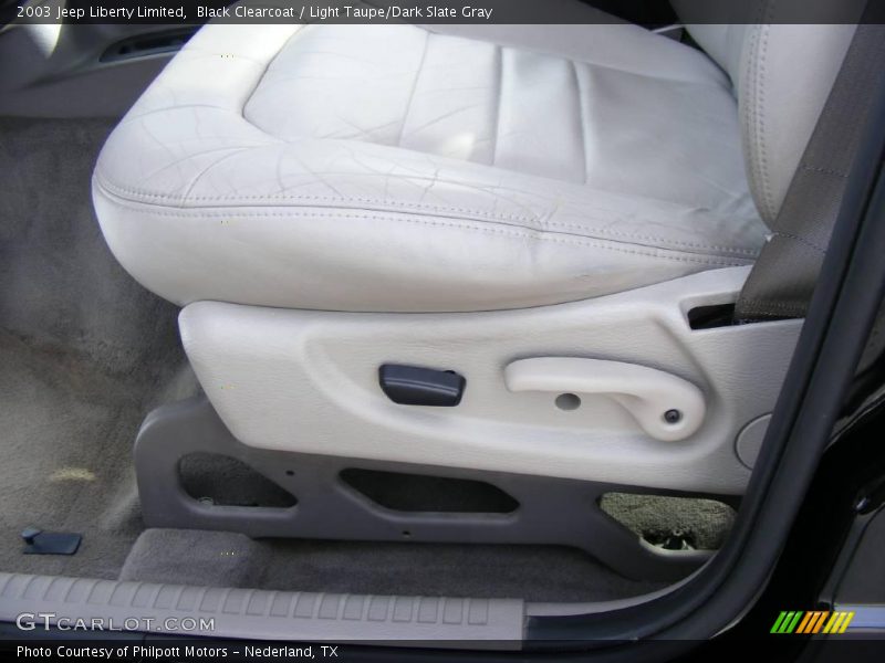 Black Clearcoat / Light Taupe/Dark Slate Gray 2003 Jeep Liberty Limited