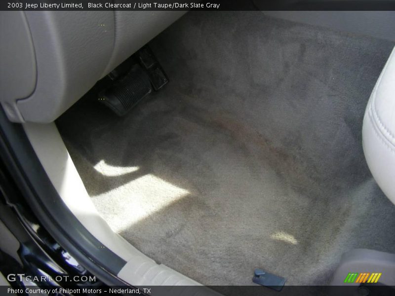 Black Clearcoat / Light Taupe/Dark Slate Gray 2003 Jeep Liberty Limited