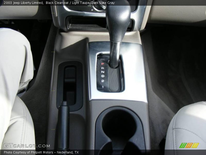 Black Clearcoat / Light Taupe/Dark Slate Gray 2003 Jeep Liberty Limited