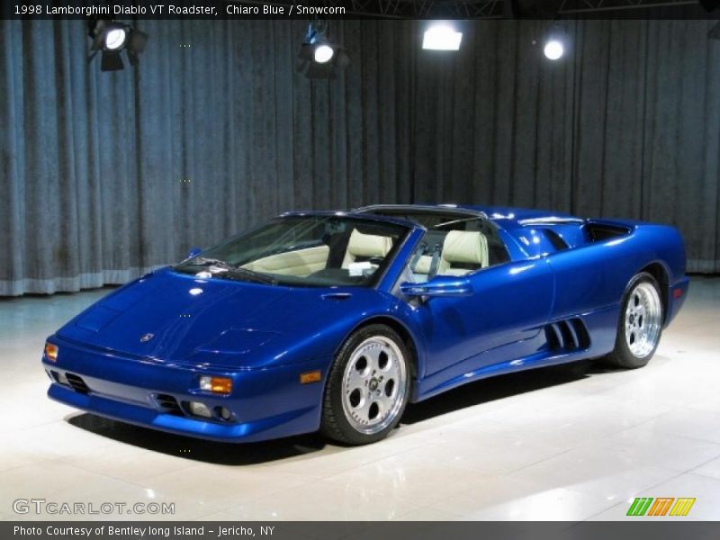Chiaro Blue / Snowcorn 1998 Lamborghini Diablo VT Roadster