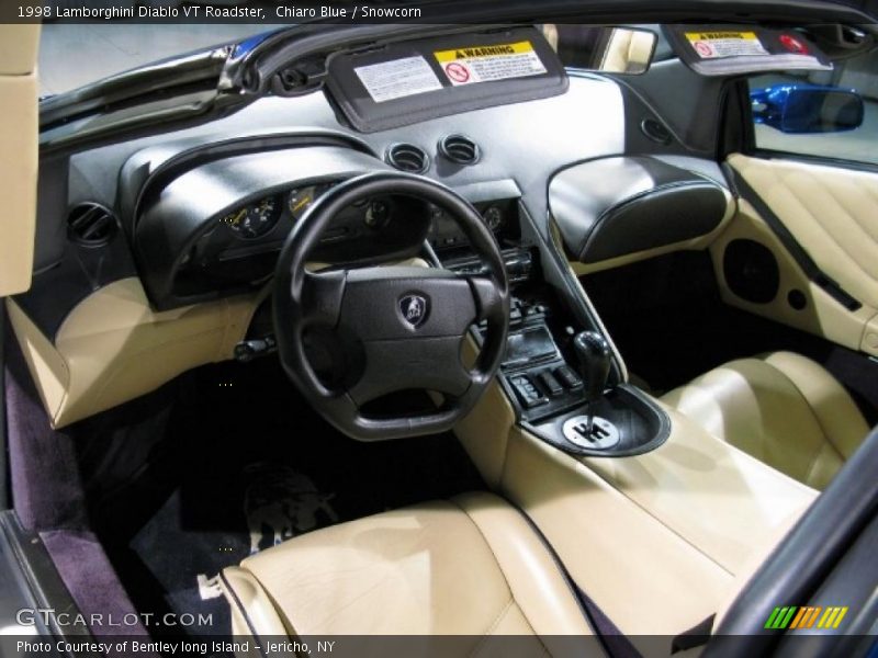 Chiaro Blue / Snowcorn 1998 Lamborghini Diablo VT Roadster