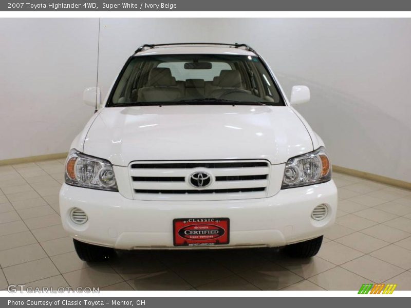 Super White / Ivory Beige 2007 Toyota Highlander 4WD