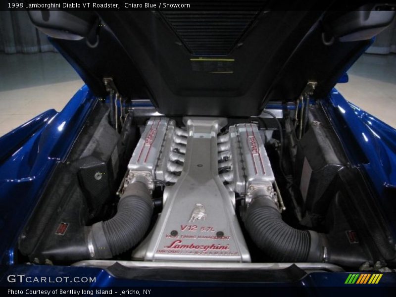 Chiaro Blue / Snowcorn 1998 Lamborghini Diablo VT Roadster