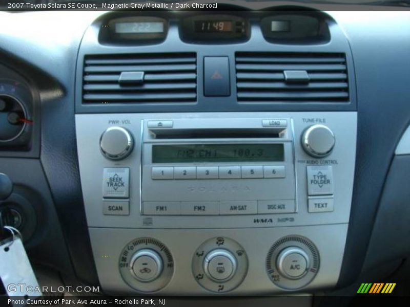 Magnetic Gray Metallic / Dark Charcoal 2007 Toyota Solara SE Coupe