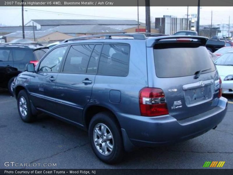 Bluestone Metallic / Ash Gray 2007 Toyota Highlander V6 4WD