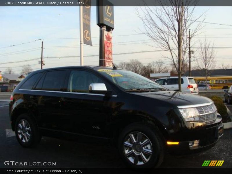 Black / Charcoal Black 2007 Lincoln MKX AWD