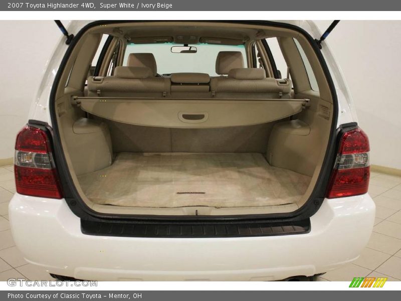 Super White / Ivory Beige 2007 Toyota Highlander 4WD
