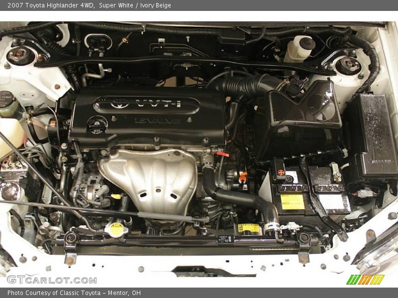 Super White / Ivory Beige 2007 Toyota Highlander 4WD