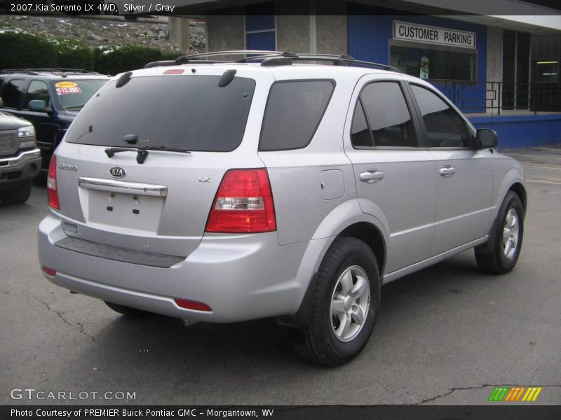 Silver / Gray 2007 Kia Sorento LX 4WD