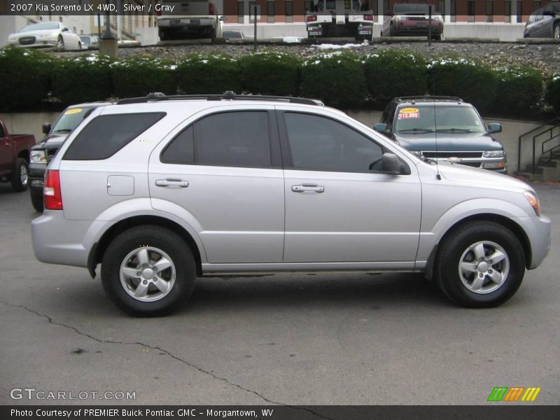 Silver / Gray 2007 Kia Sorento LX 4WD