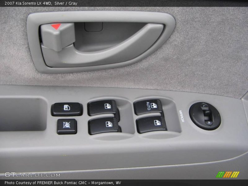 Silver / Gray 2007 Kia Sorento LX 4WD