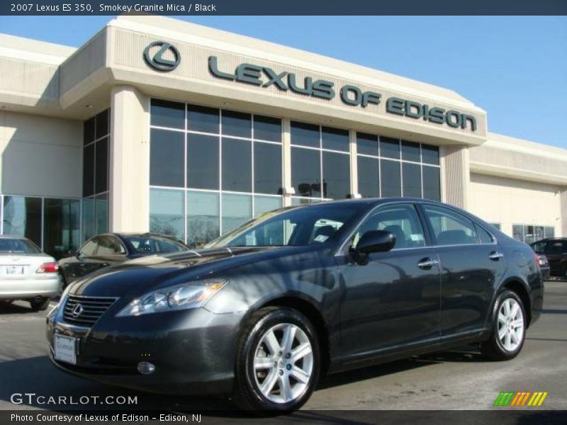 Smokey Granite Mica / Black 2007 Lexus ES 350
