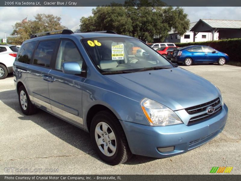 Glacier Blue / Gray 2006 Kia Sedona LX