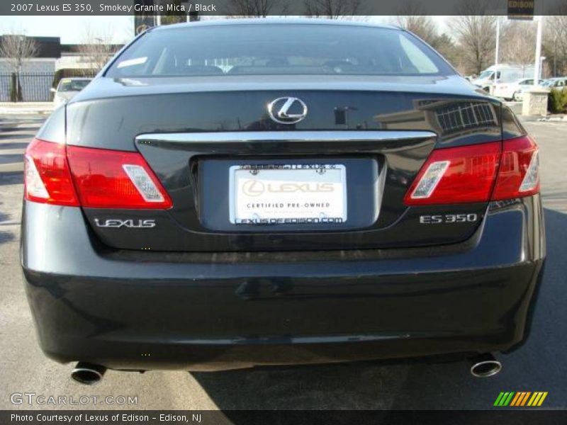 Smokey Granite Mica / Black 2007 Lexus ES 350