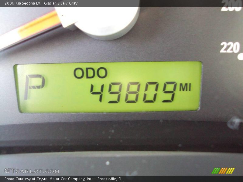 Glacier Blue / Gray 2006 Kia Sedona LX