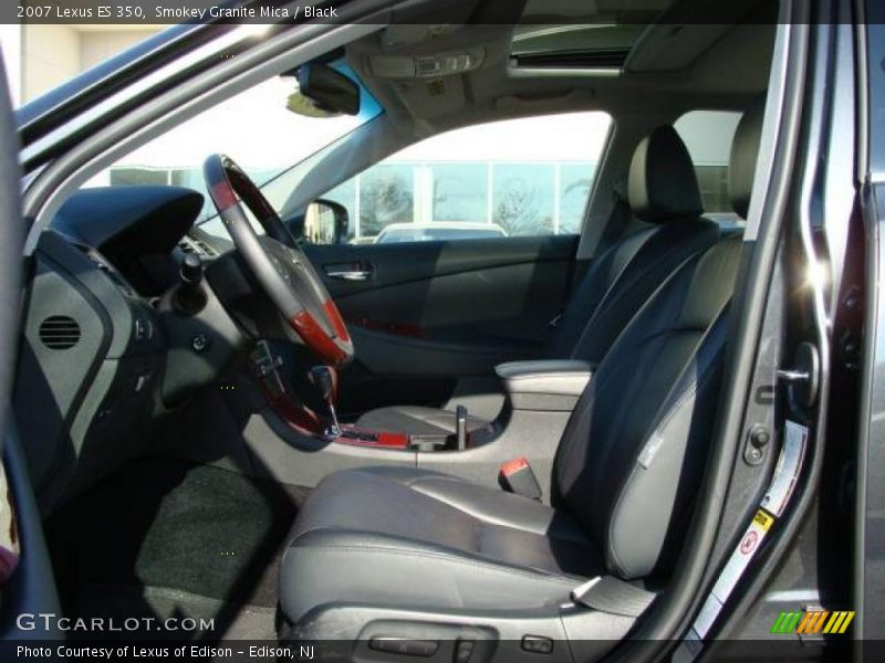 Smokey Granite Mica / Black 2007 Lexus ES 350